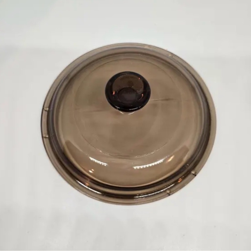Pyrex Vision Ware V 1 C Amber Replacement Lid Corning Ware Fits 1L Small Pot